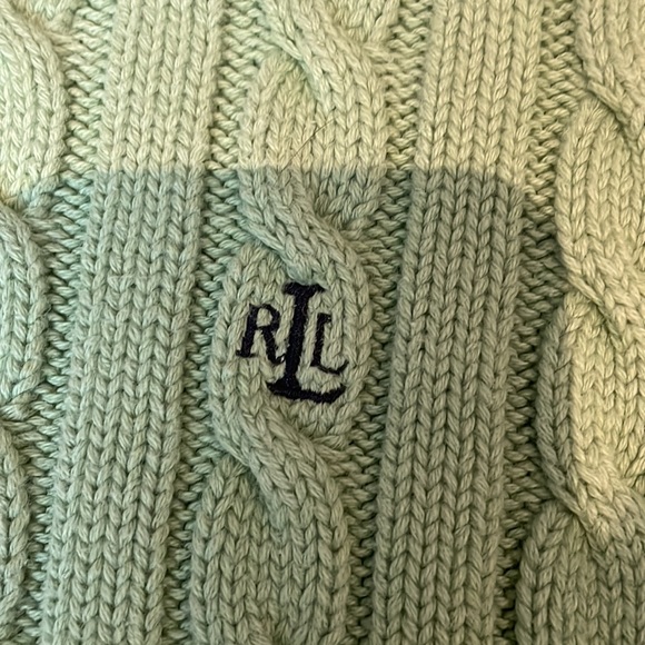 Green Ralph Lauren Sweater L - Picture 3 of 4